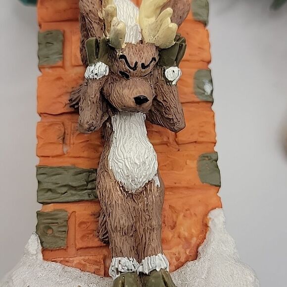 House Of Loyd " Up the Chimney" Santa Clause Climber Holiday Decoration 1998 - Picture 5 of 11